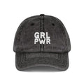 GRL PWR – Vintage Embroidered Empowerment Cap