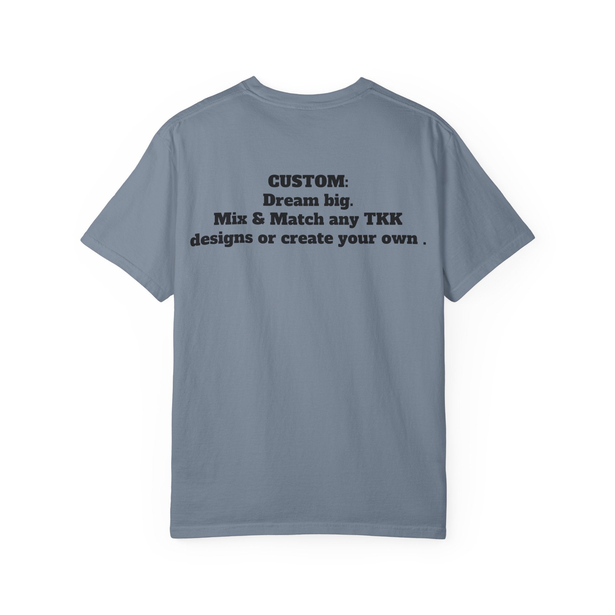 CUSTOM Comfort Colors Single or Double Sided Tee