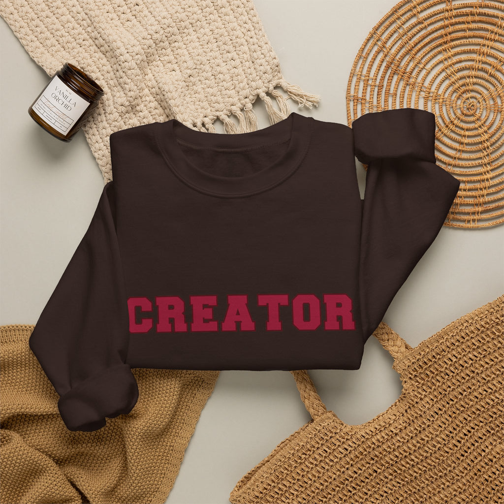 Creator Varsity Gildan Single Sided Sweatshirt