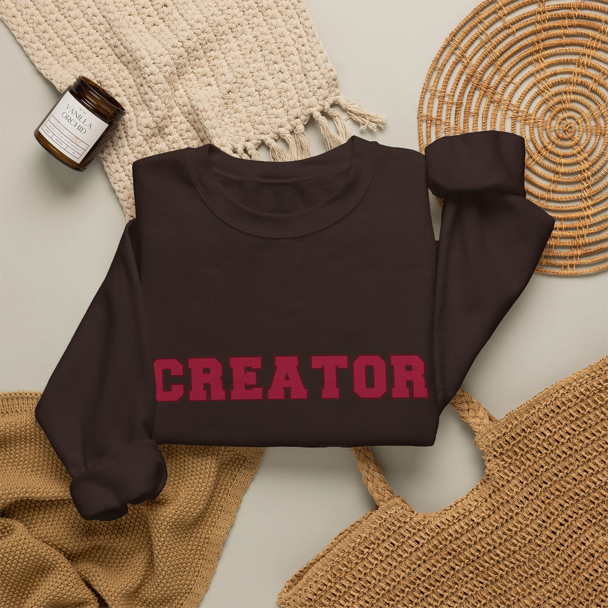 Creator Varsity Gildan Single Sided Sweatshirt