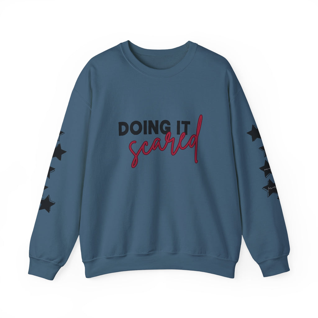 Doing It Scared Gildan 18000 Single Sided (w/sleeves) Sweatshirt