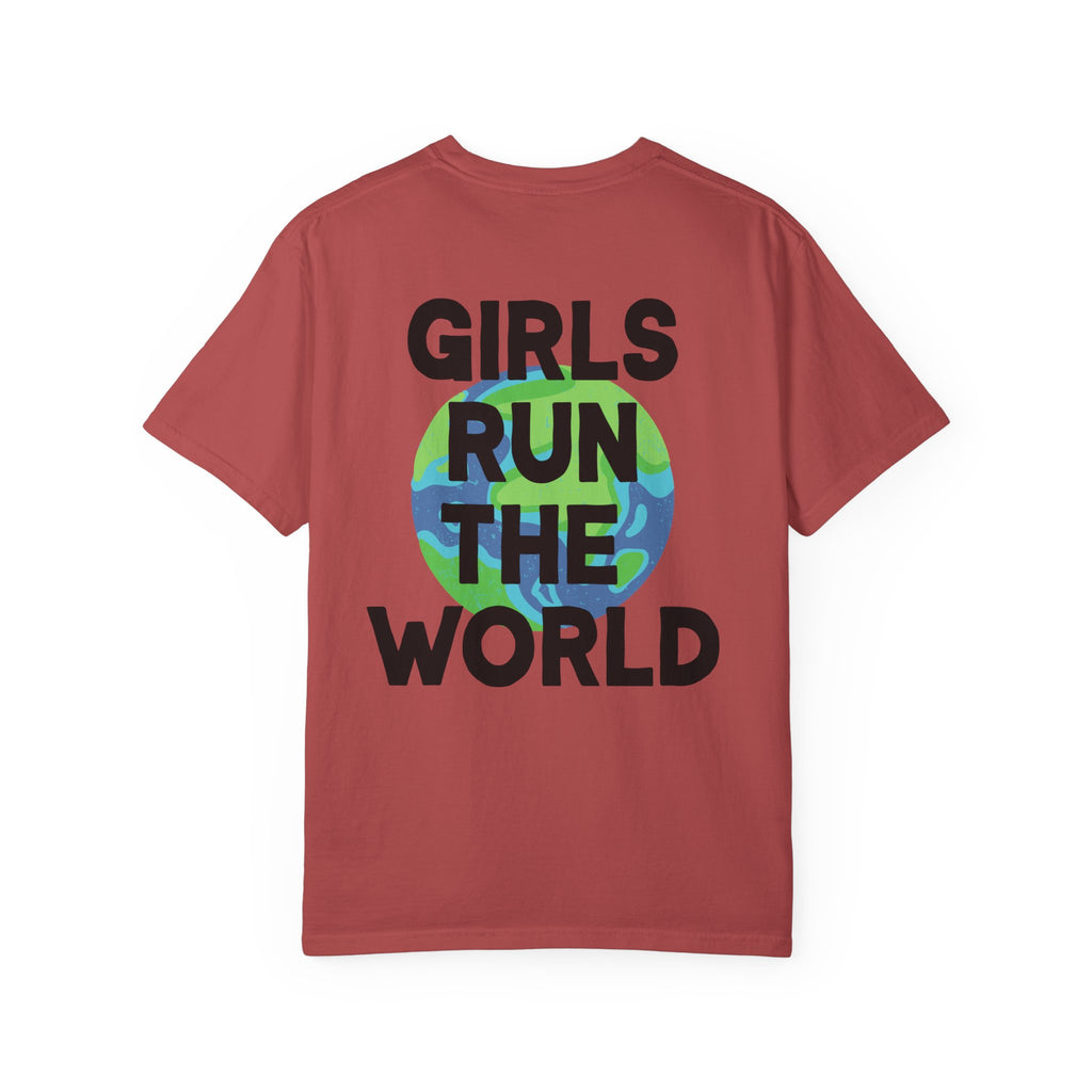 Girl Power Comfort Colors Double Sided Tee