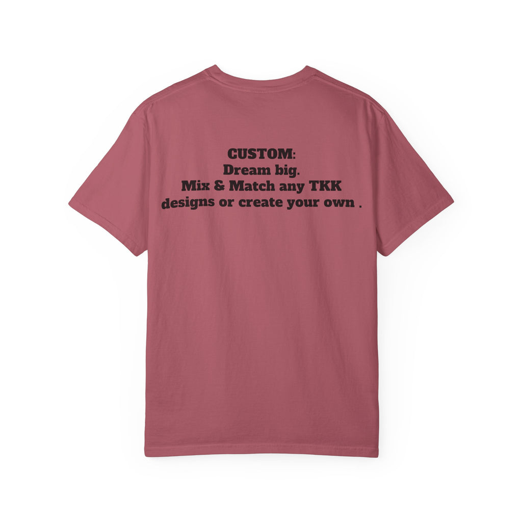 CUSTOM Comfort Colors Single or Double Sided Tee
