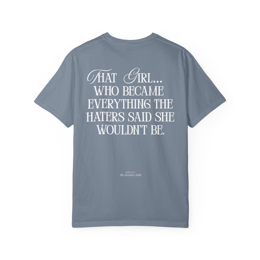 That Girl Comfort Colors Double Sided Tee