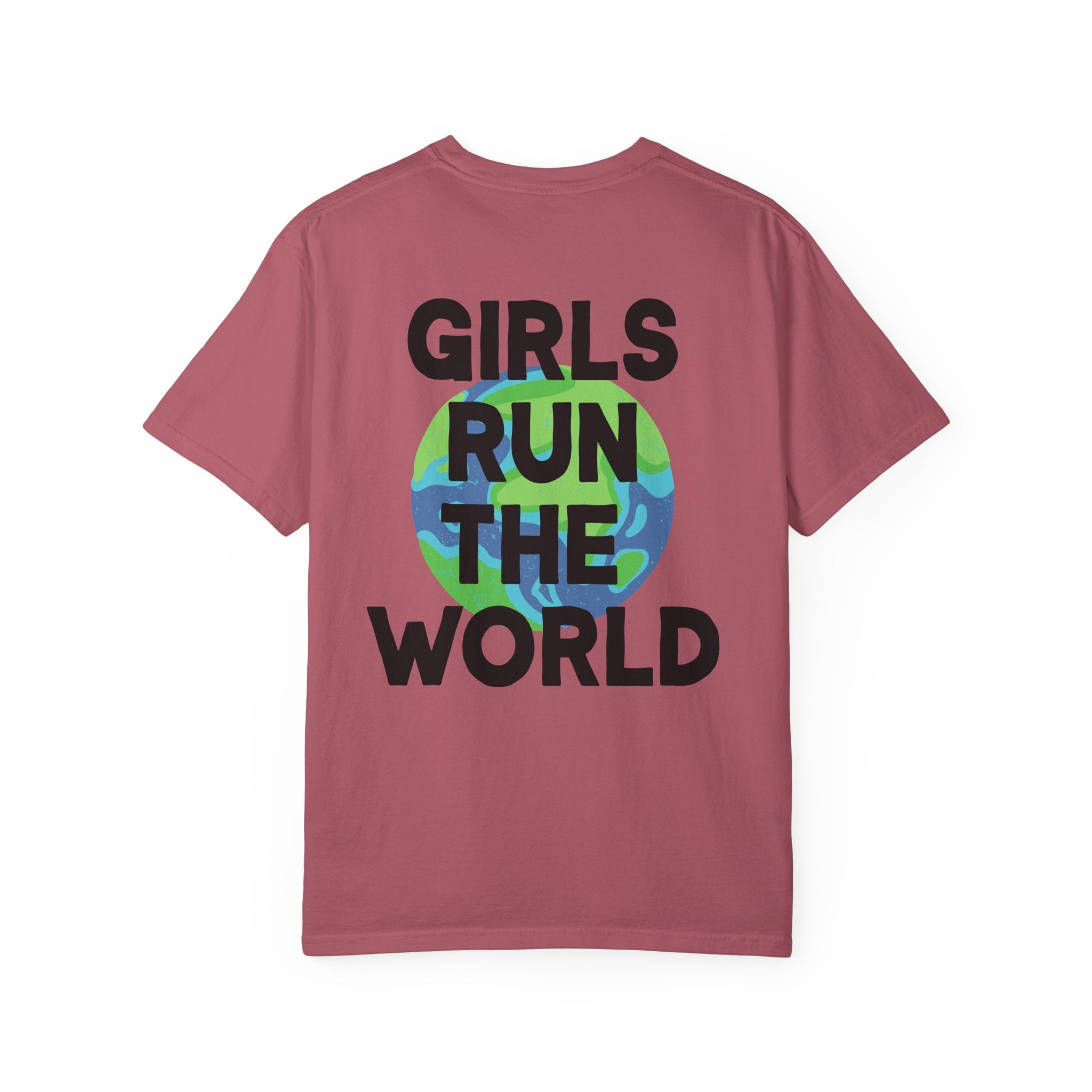 Girl Power Comfort Colors Double Sided Tee