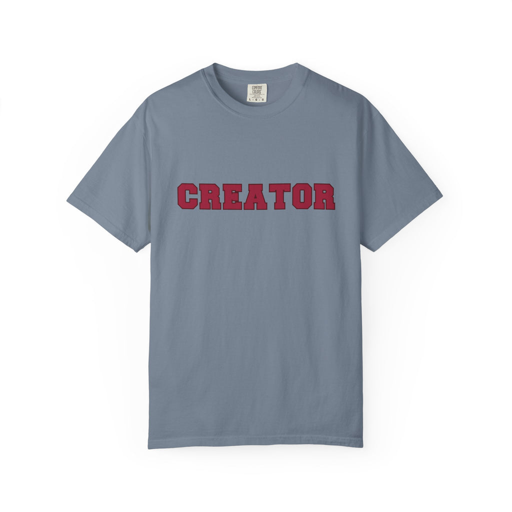 Creator Varsity Comfort Colors Single Sided Tee