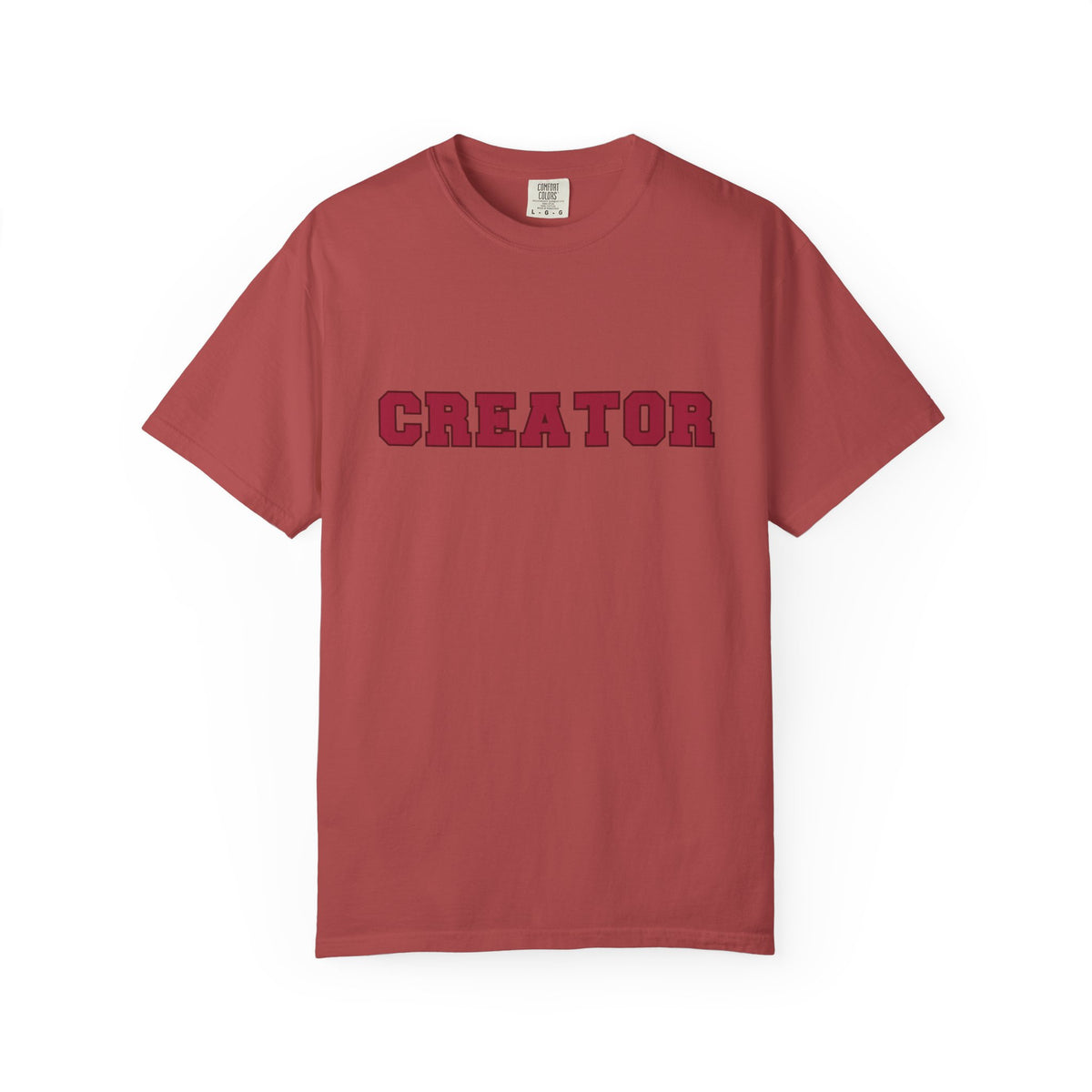 Creator Varsity Comfort Colors Single Sided Tee