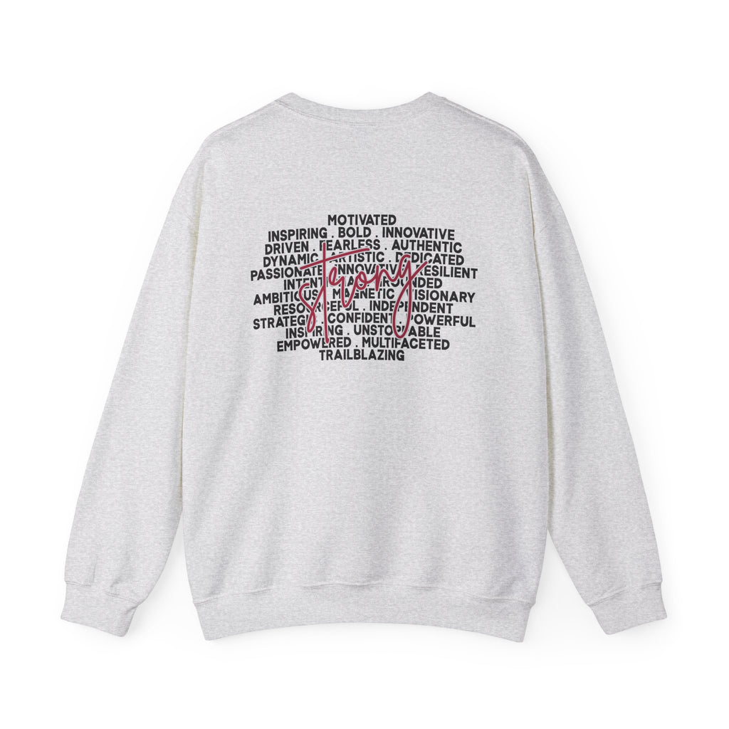 Stronger Than My Fears Gildan 18000 Double Sided Sweatshirt