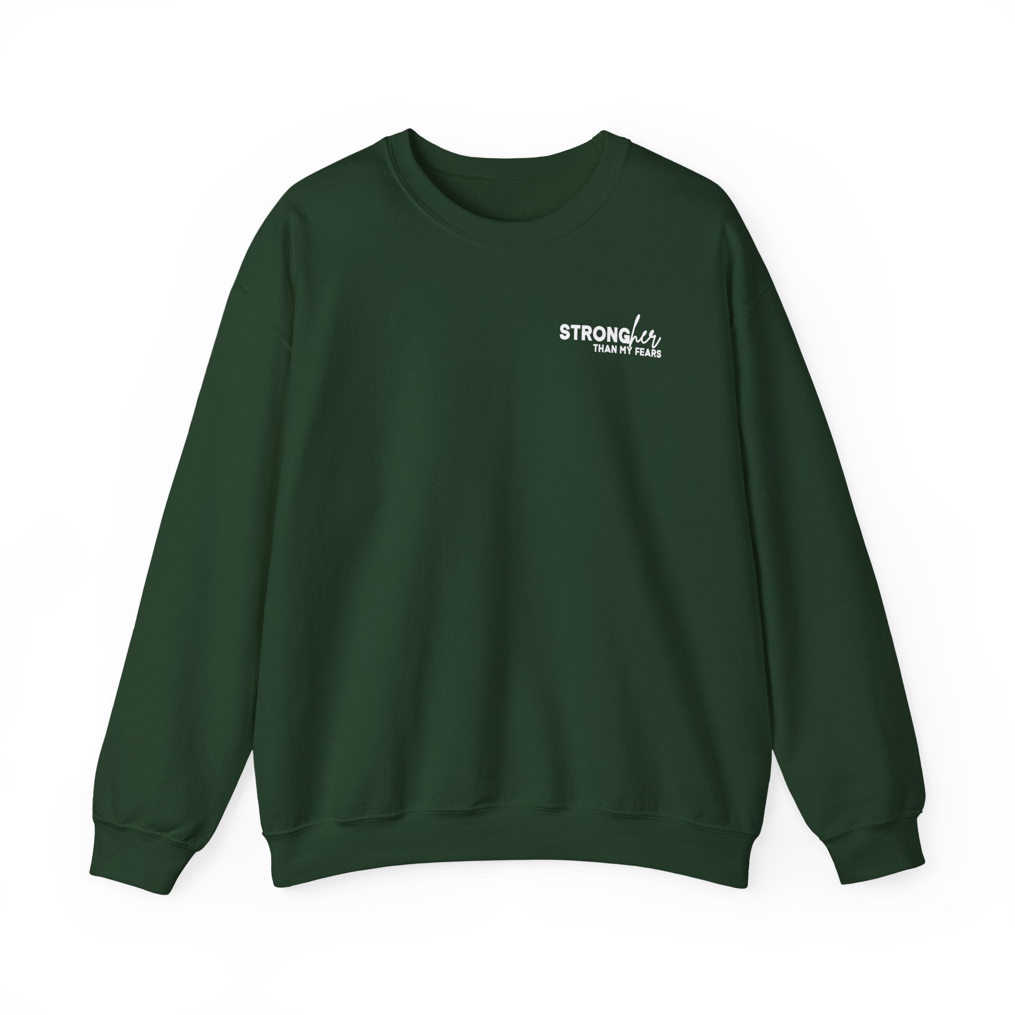 Stronger Than My Fears Gildan 18000 Double Sided Sweatshirt