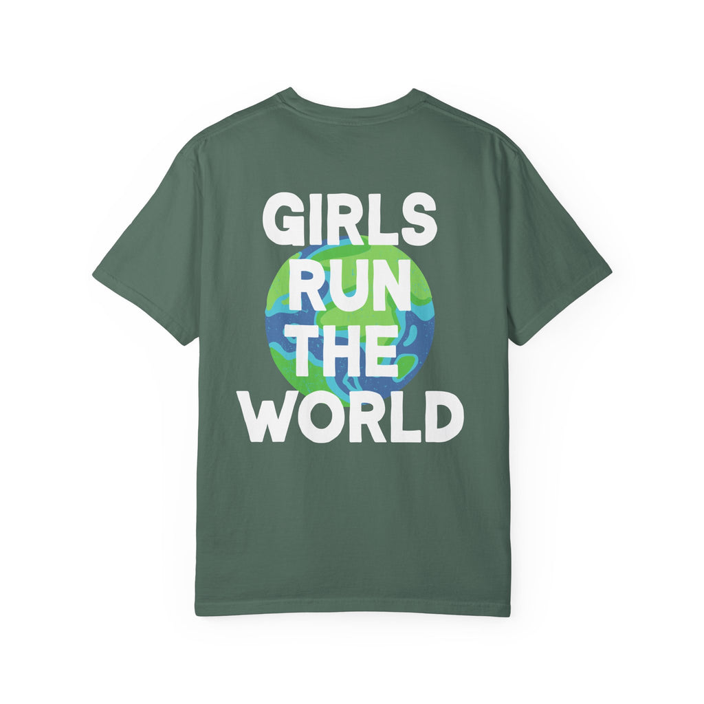 Girl Power Comfort Colors Double Sided Tee