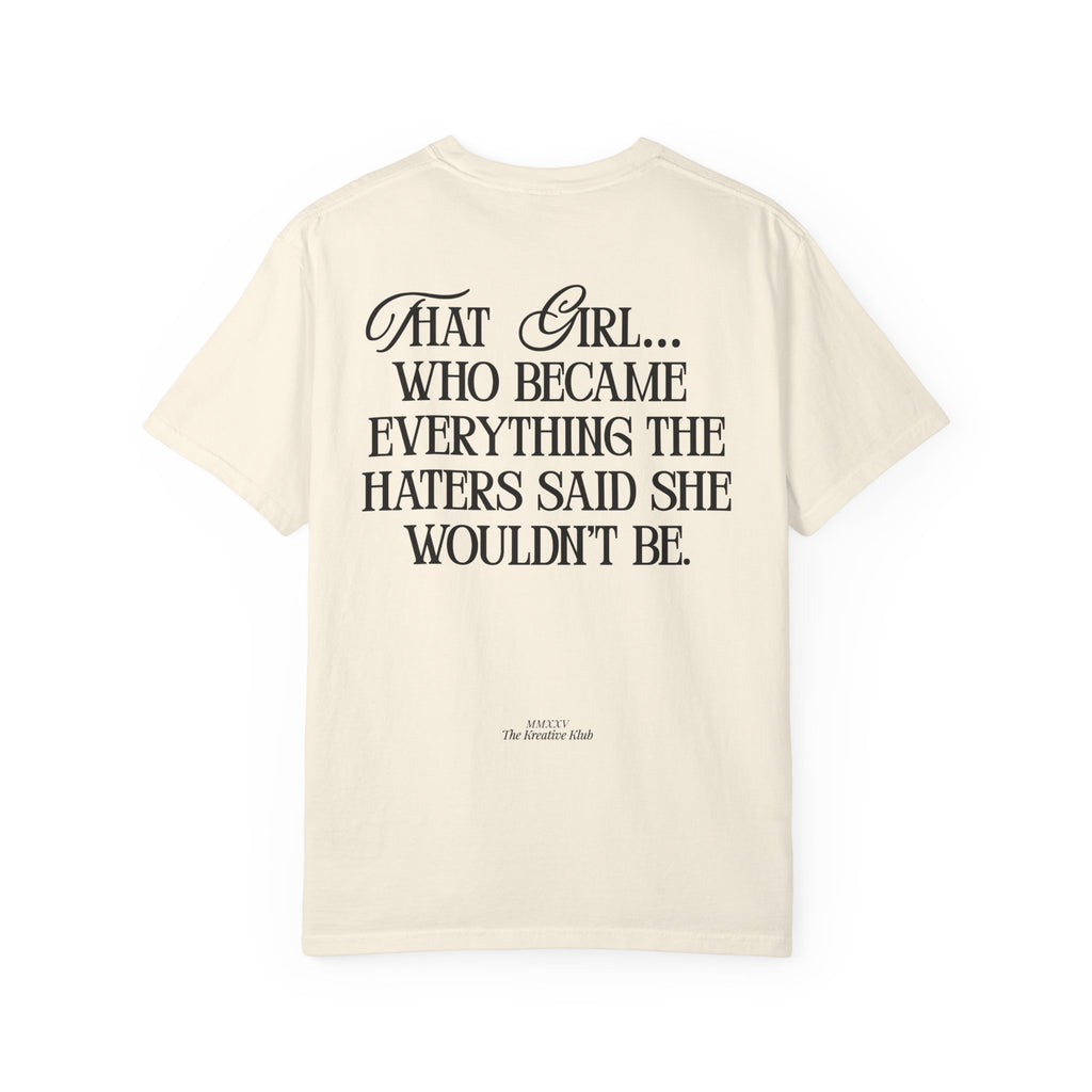 That Girl Comfort Colors Double Sided Tee