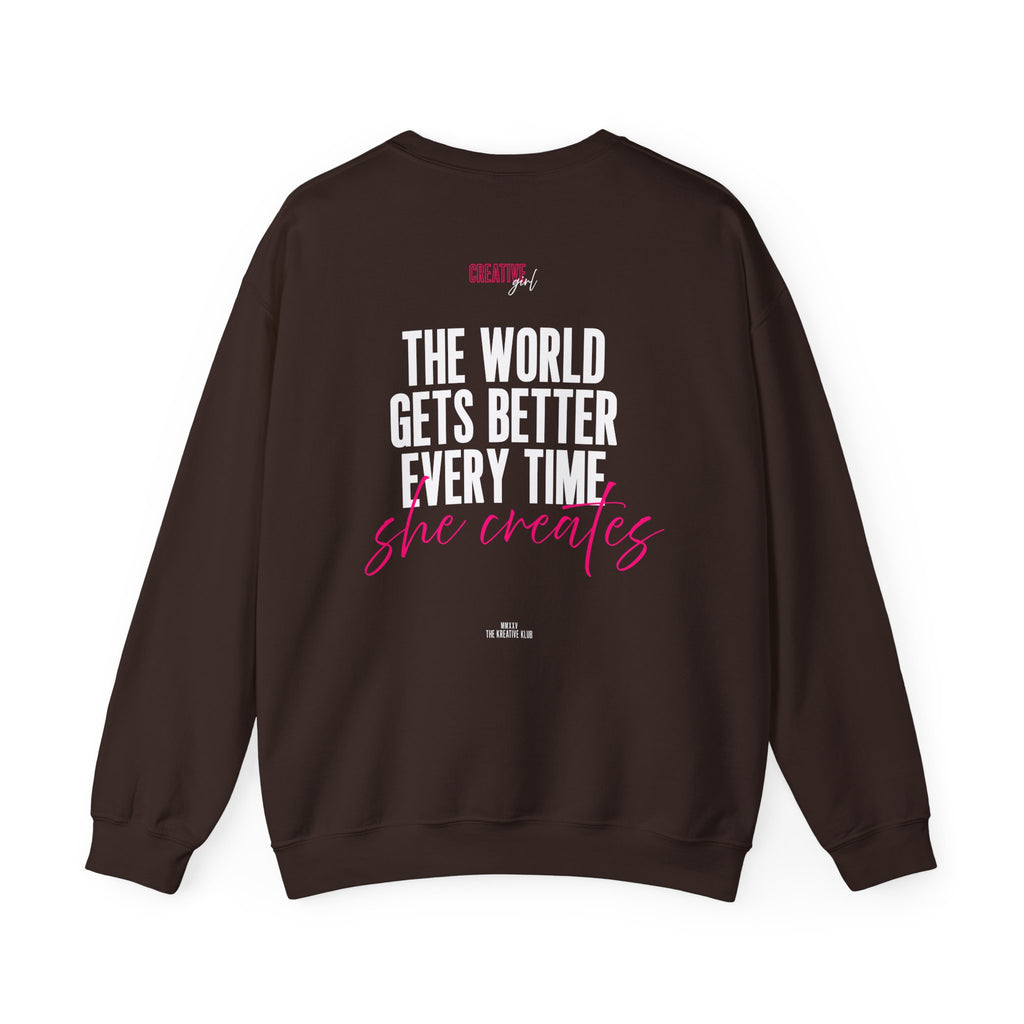 Creative Girl Gildan Double Sided Sweatshirt