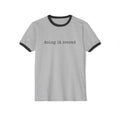 Doing It Scared Single Sided Cotton Ringer Tee
