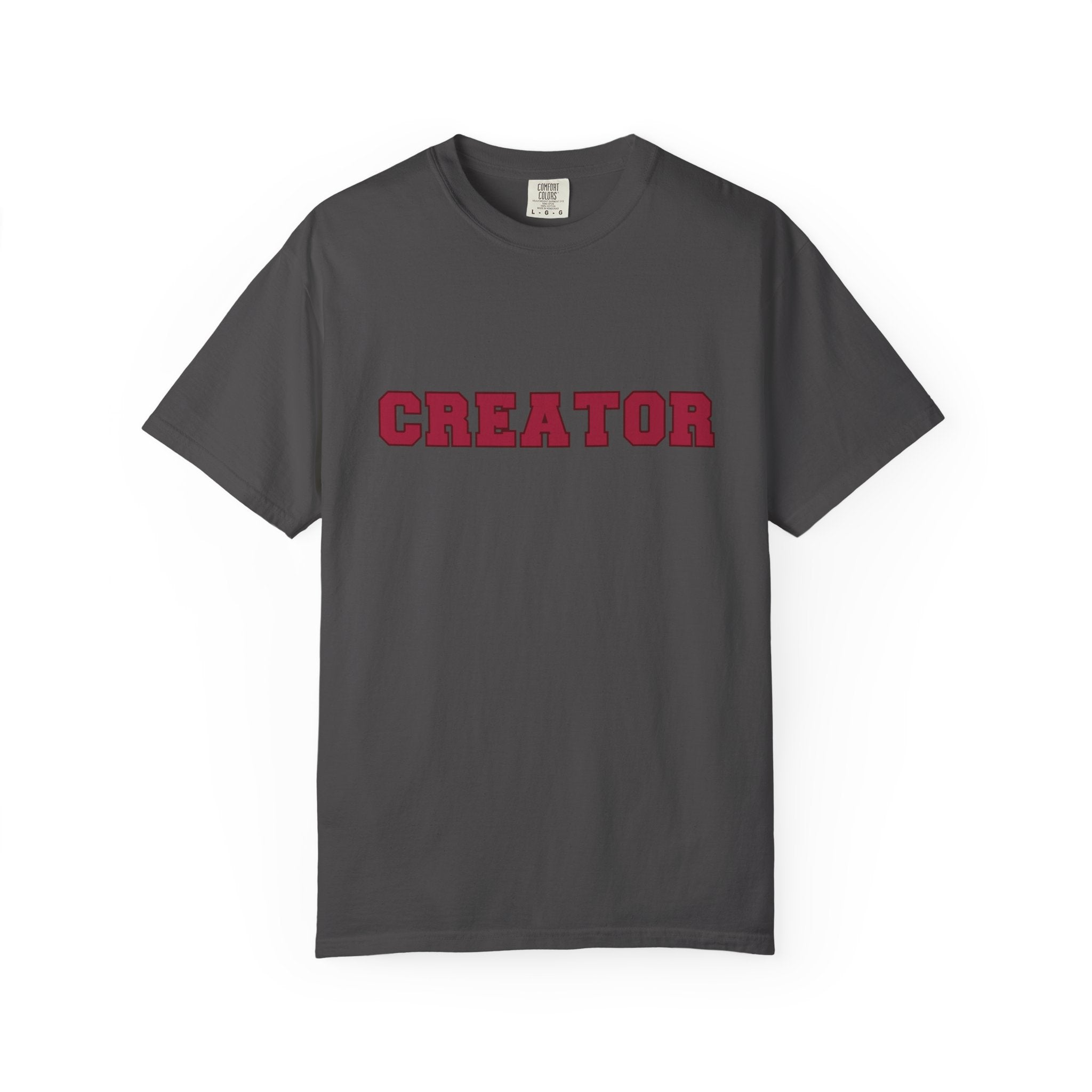 Creator Varsity Comfort Colors Single Sided Tee