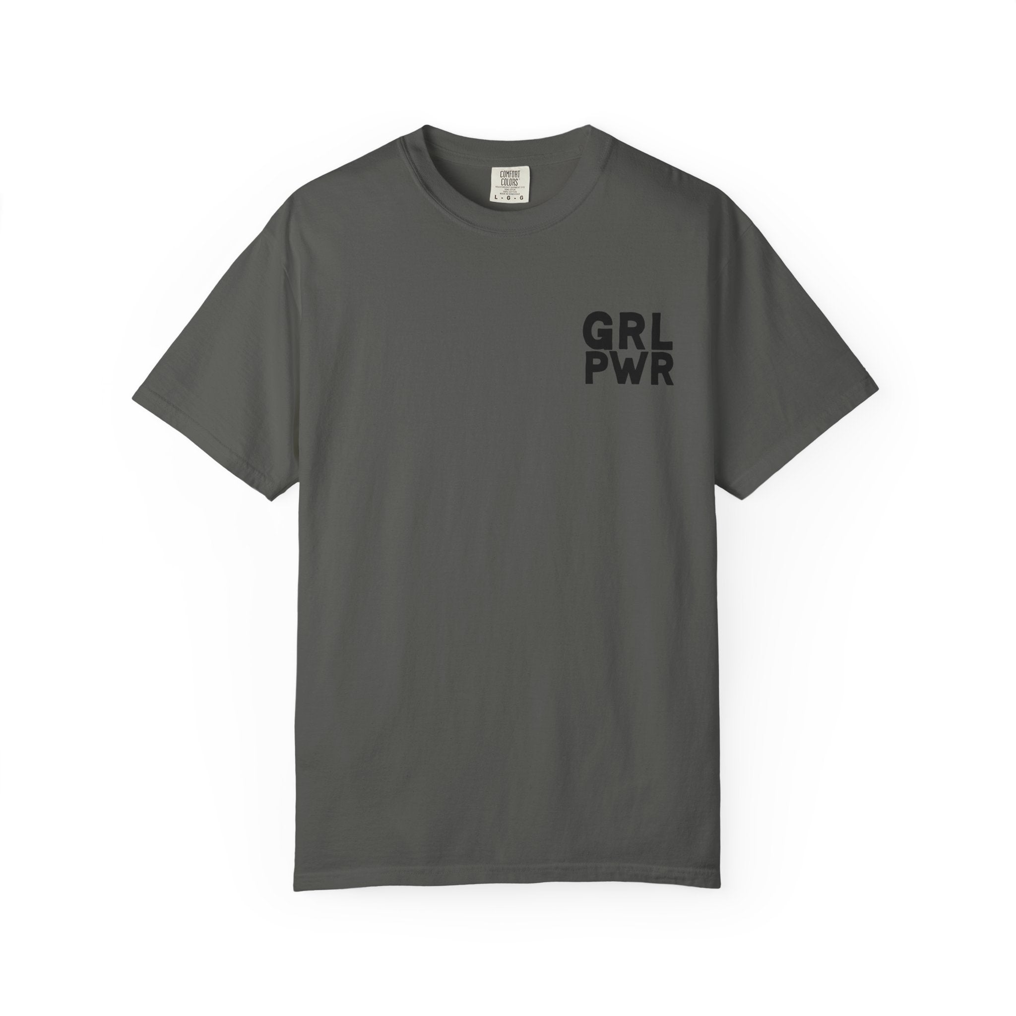 Girl Power Comfort Colors Double Sided Tee