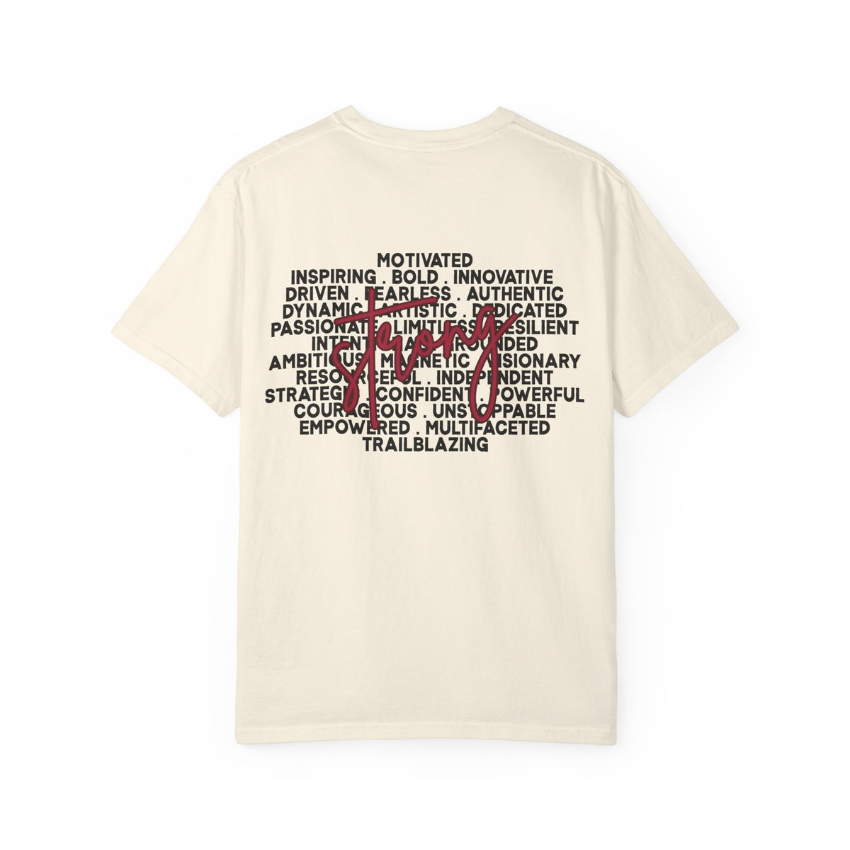 Stronger Than My Fears Comfort Colors Double Sided Tee
