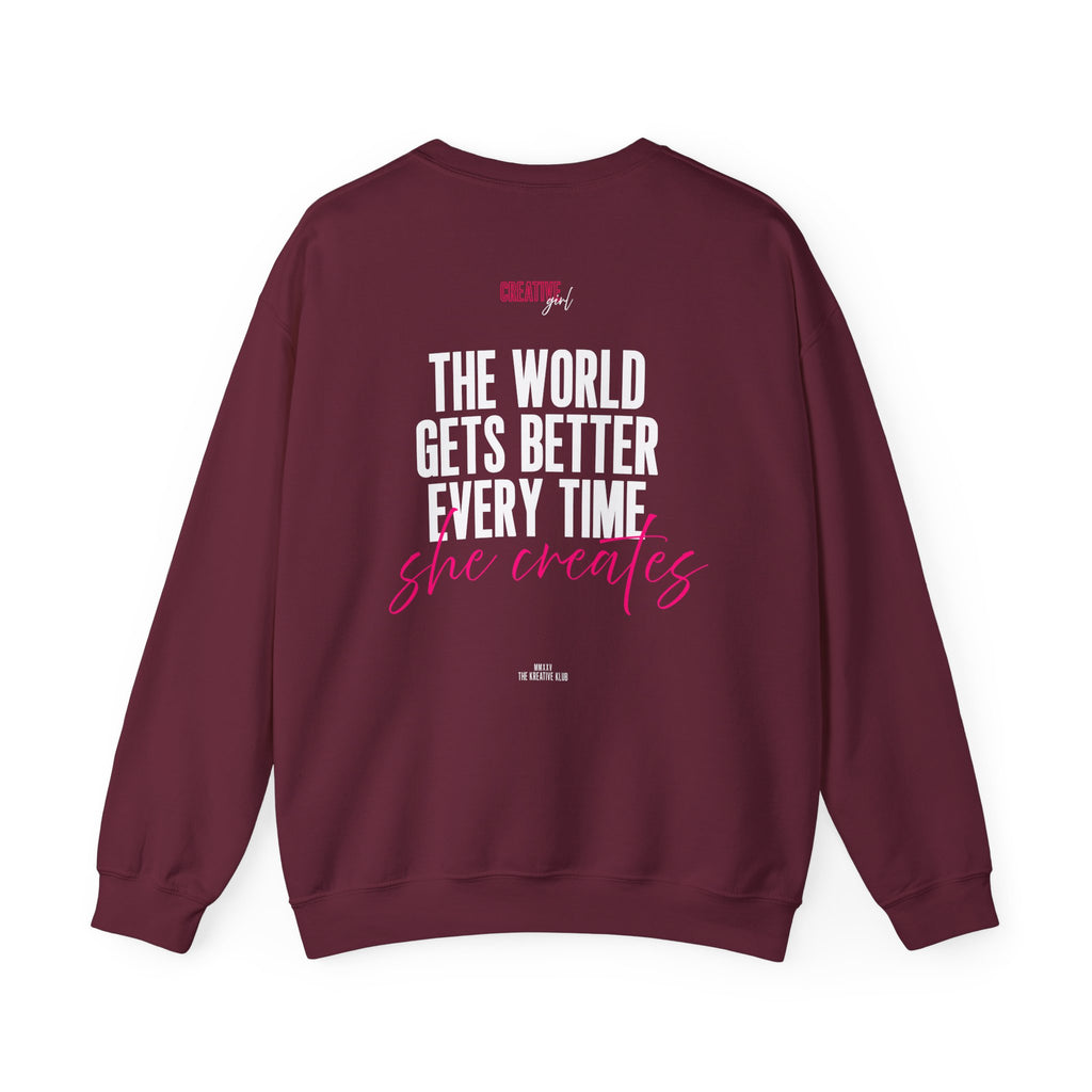 Creative Girl Gildan Double Sided Sweatshirt