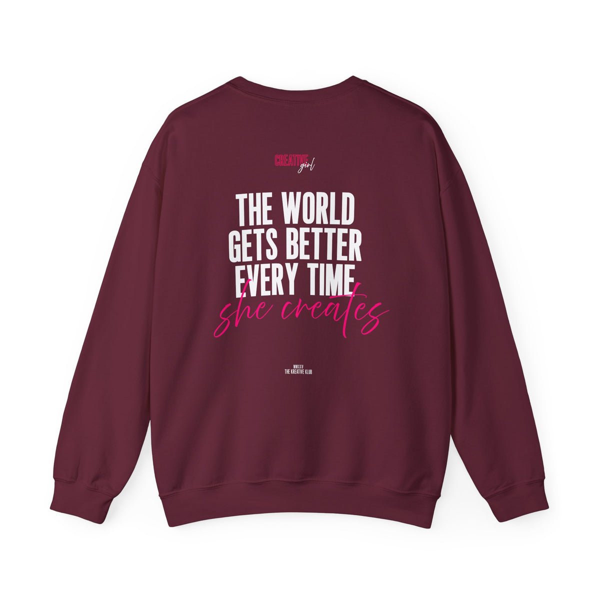 Creative Girl Gildan Double Sided Sweatshirt