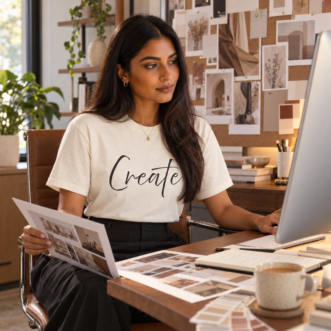 Create What You Wish Existed Comfort Colors Double Sided Tee