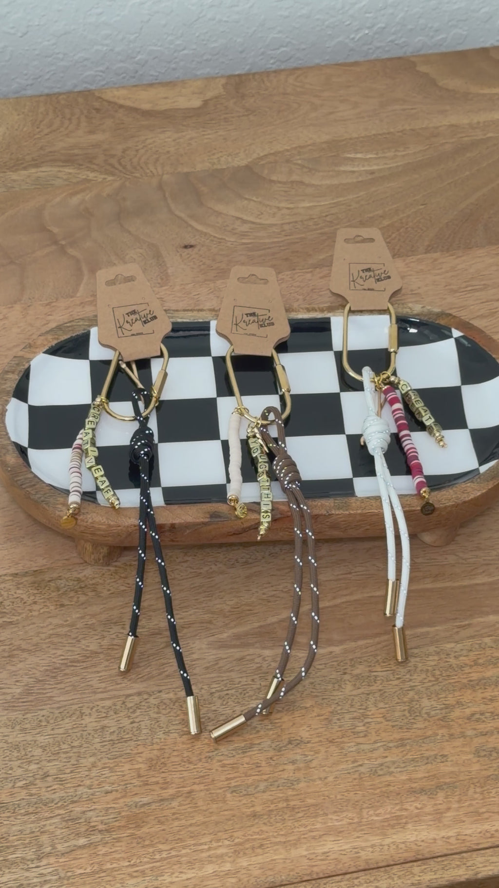 Kreative Kluster Statement Keychain and Bag Charm