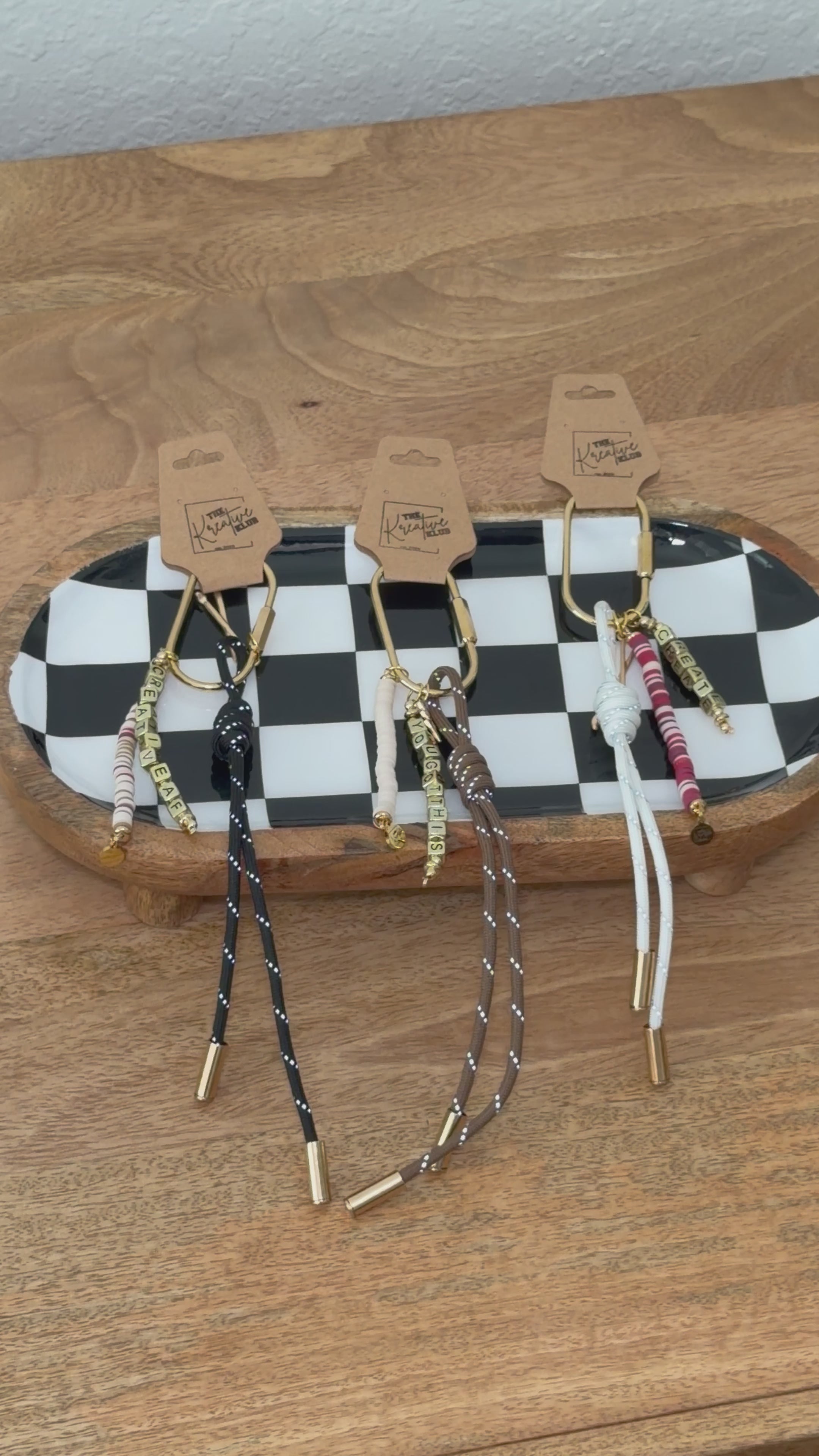 Kreative Kluster Statement Keychain and Bag Charm